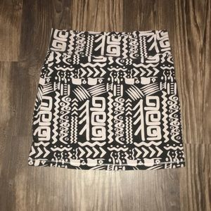 Tribal Print Skirt